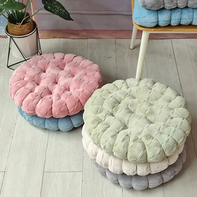 Coussin de siège doux en velours de lait – vue 3