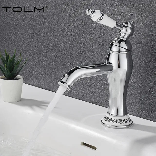 Robinets de lavabo de salle de bains rétro européens – vue 4