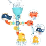 Jouets de bain pour bébé, baignoire, bricolage, tuyaux, temps de bain, jeu d&rsquo;eau, pulvérisation, jouets de salle de bain pour tout-petits, cadeaux pour enfants, cadeau d&rsquo;anniversaire