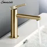 Robinet de lavabo en or brossé – vue 2
