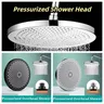 Grande pomme de douche pressurisée de 9 pouces 360 °… – vue 1