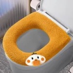 Siège de toilette épais, chaud, avec poignée, souple, peut être lavé à plusieurs reprises, universel, facile à installer, hygiénique, vente en gros disponible