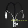Robinet de cuisine extractible avec buse flexible en… – vue 3