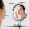 Miroir mural rond anti buée aluminium inoxydable brossé… – vue 1
