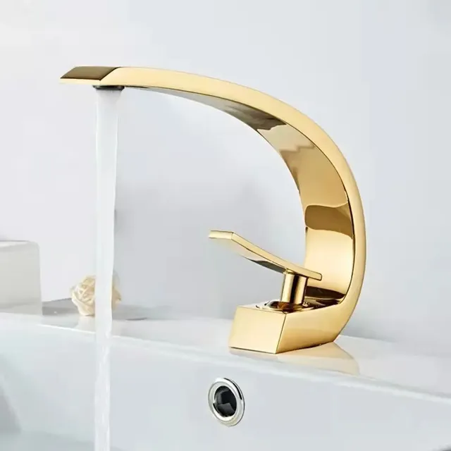 Robinet de lavabo mitigeur de salle de bains moderne – vue 2