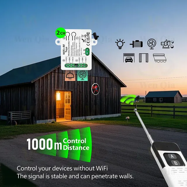 Tuya WiFi RF interrupteur de moteur intelligent… – vue 6