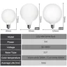 Grande Ampoule LED E27 85-265V G80 G95 G125 – vue 4