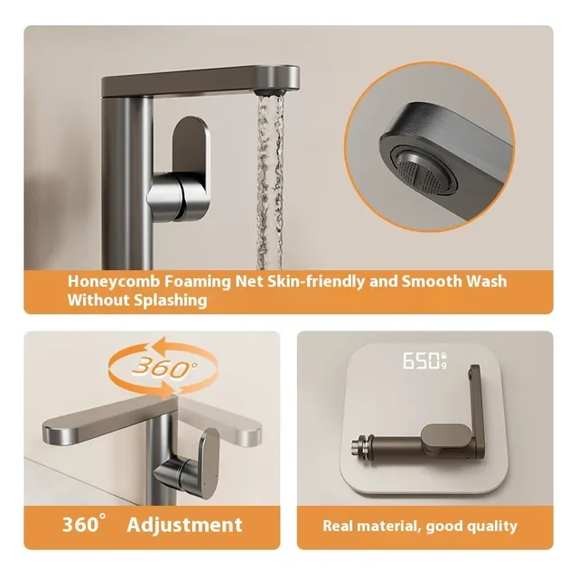 Mitigeur lavabo monocommande chaud froid monotrou… – vue 3
