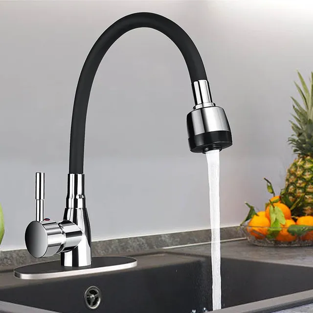 Robinet de lavabo de cuisine Flexible rotatif à 360 degrés – vue 2