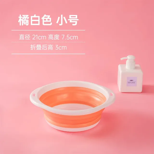 Bassine silicone pliable portable rétractable empilable… – vue 5