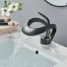 Cascade d'eau chaude et froide en laiton noir – vue 4