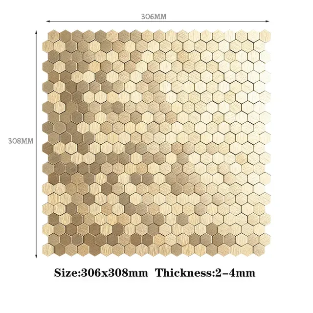 Autocollants muraux décoratifs en mosaïque – vue 2