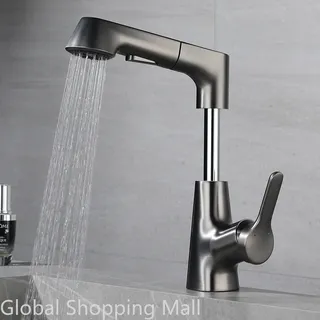 Robinet de cuisine élévateur extractible 360 ° Robinet de lavabo…