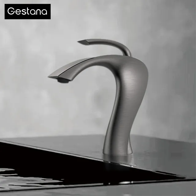 Robinet de lavabo de salle de bains en laiton de luxe… – vue 3