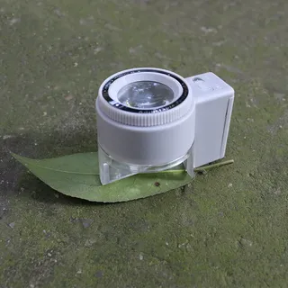 Loupe éclairée poche portable compacte plastique lentille acrylique…