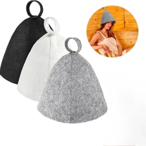 Chapeaux de sauna, casquettes de sauna Chapeaux de sauna Accessoires de sauna Bonnet de sauna en feutre pour hommes et femmes Bonnet de vapeur de sauna à domicile pour hammam Chapeaux de sauna, casquettes de sauna Chapeaux de sauna Accessoires de sauna Bonnet de sauna en feutre pour hommes et femmes Bonnet de vapeur de sauna à domicile pour hammam