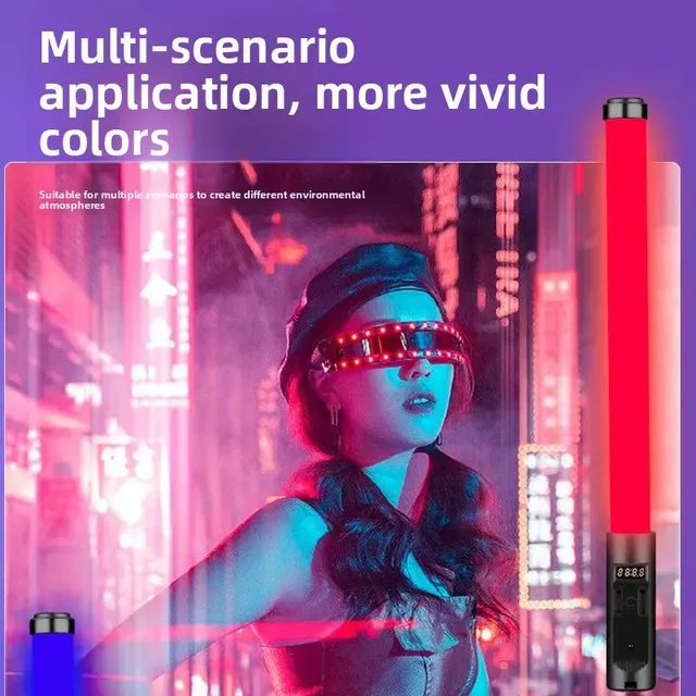 Bâton lumineux LED polychrome RVB – vue 2