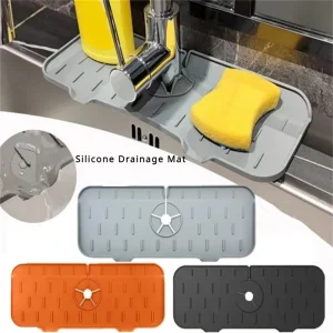 Égouttoir à vaisselle, tapis d’évier, robinet de cuisine, protection contre les éclaboussures, égouttoir de comptoir, protection pliable en Silicone, éviers de salle de bains, éponge pour la maison Égouttoir à vaisselle, tapis d’évier, robinet de cuisine, protection contre les éclaboussures, égouttoir de comptoir, protection pliable en Silicone, éviers de salle de bains, éponge pour la maison