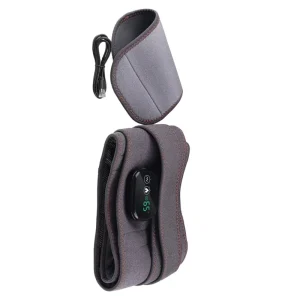 ceinture massage thermique lumière rouge infrarouge proche coussin chauffant vibration rechargeable batterie portable autonomie néoprène réglable velcro affichage numérique ceinture massage thermique lumière rouge infrarouge proche coussin chauffant vibration rechargeable batterie portable autonomie néoprène réglable velcro affichage numérique