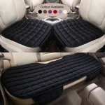 Housse de siège de voiture souple, 1 pièce/3 pièces, coussin de siège automobile en peluche doux pour la peau, protection de siège automobile antidérapante universelle pour berline Suv