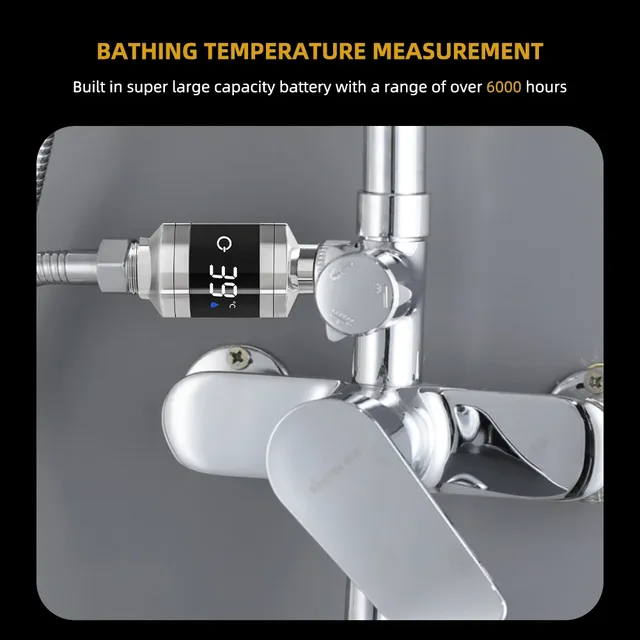 Robinets de douche de salle de bains numérique – vue 2