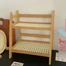 Étagère rangements bambou deux niveaux compacte design… – vue 2