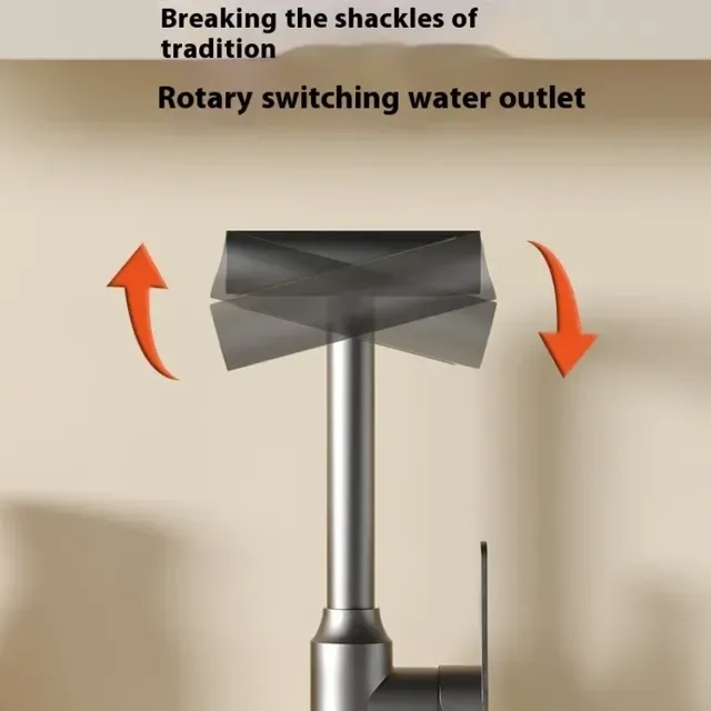 Robinet de cuisine cascade en acier inoxydable – vue 5