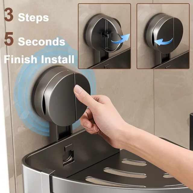 Étagère murale de salle de bain pour douche – vue 3