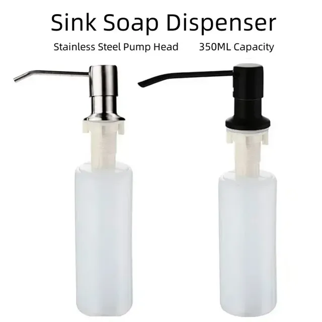 Distributeur de savon d'évier en acier inoxydable – vue 4