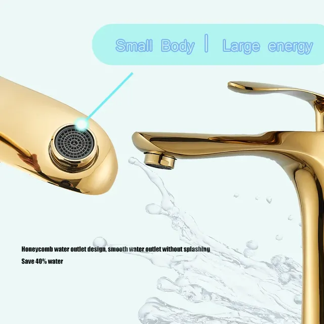 Golden HOBasin-Robinet d'évier en acier inoxydable 304 à… – vue 6