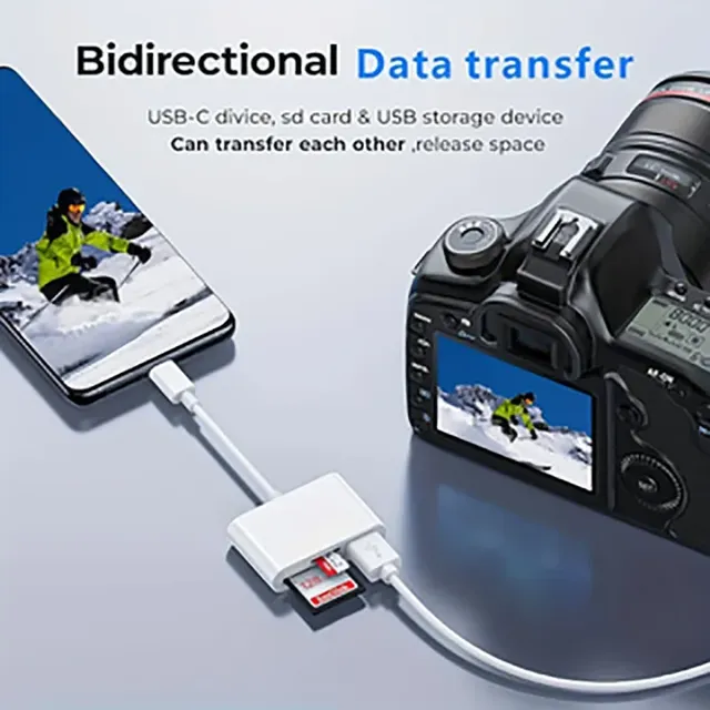 Adaptateur 3 en 1 type-c – vue 5