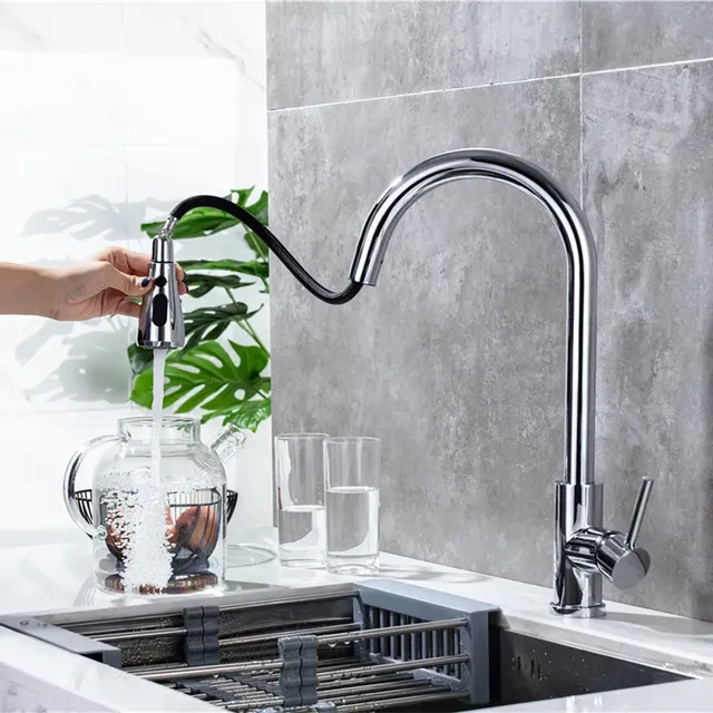 Robinets mélangeurs de cuisine Chrome Touch – vue 2