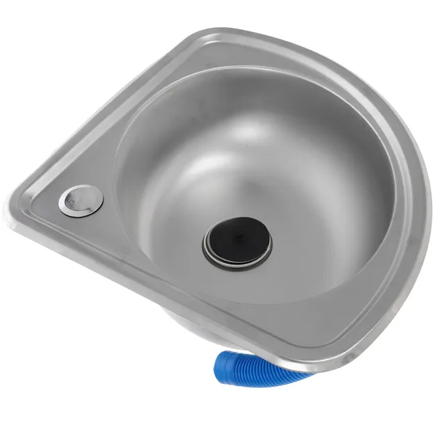 Évier cuisine acier inoxydable monobac rond encastrable… – vue 2