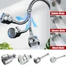 Buse de robinet de cuisine en acier inoxydable – vue 1