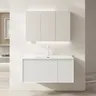 Armoires de salle de bains blanches modernes