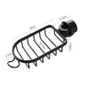 Panier rangement porte eponge savon douche métallique… – vue 6