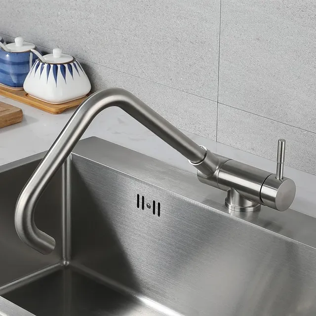 Robinet de cuisine pliant en acier inoxydable – vue 6