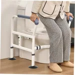 A69e6pcs pièces de rechange de chaise de sécurité sièges de toilette siège de pot pour roues de bureau de toilette roulettes capuchon de pointe de tabouret de toilette antidérapant