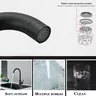 Robinet de cuisine mat en acier inoxydable – vue 3