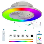3in1 Tuya Smart Led ventilateur électrique plafonnier 2.4g Wifi App contrôle plafond lustre salon cuisine salle décoration