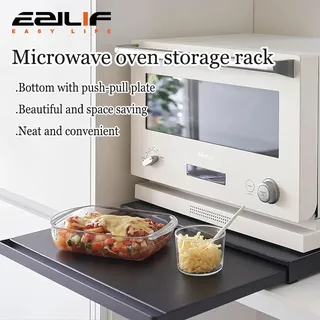 Support de rangement pour micro-ondes de cuisine