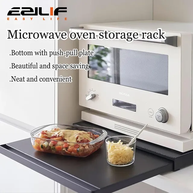 Support de rangement pour micro-ondes de cuisine