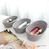 Paniers de rangement ovales tissés en ULde coton – vue 5