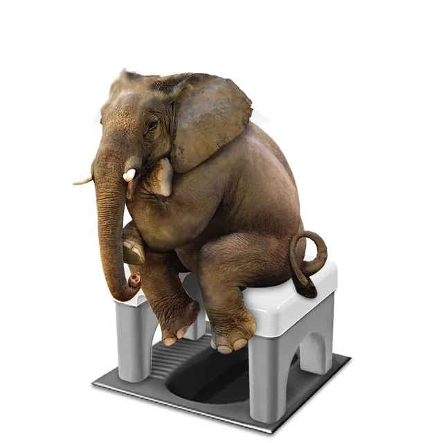 Tabouret de Toilette Accroché – vue 3