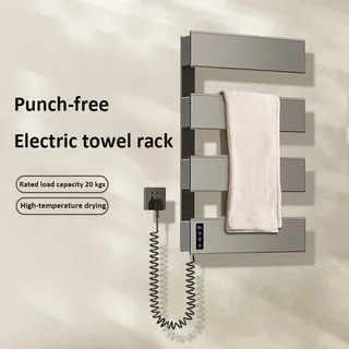 Porte-serviettes électrique chauffe-serviettes de salle de bain avec…