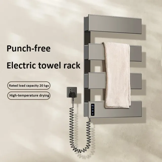 Porte-serviettes électrique chauffe-serviettes de salle…