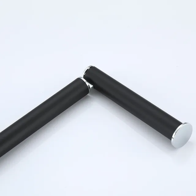Porte papier hygiénique autoportant métal noir mat base… – vue 6