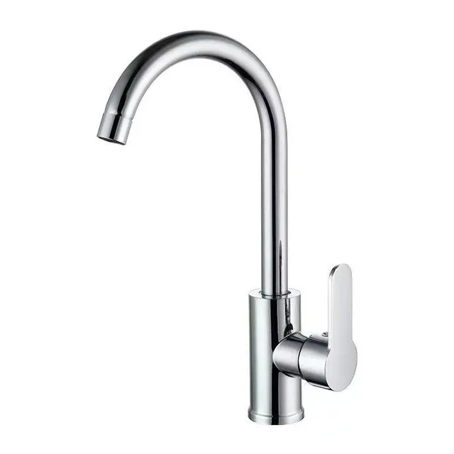 Robinet de cuisine à poignée unique en acier inoxydable…