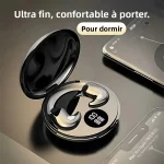 B13 Bluetooth sommeil écouteurs sans fil casque 5.3 avec port confortable contrôle tactile écouteurs pour tous les téléphones mobiles