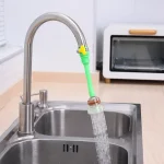 Adaptateur de buse d&rsquo;économie d&rsquo;eau pour robinet de cuisine, filtre de robinet rétractable pivotant à 360 degrés, pomme de douche anti-éclaboussures, accessoires d&rsquo;évier